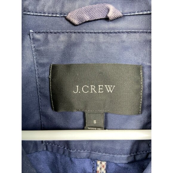 J Crew Women's The Downtown Field Jacket Size S Blue Military Utility‎ Hiking - Picture 6 of 10